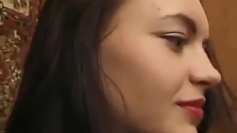 Russian Teen With Unshaved Legs Masturbates For The Camera