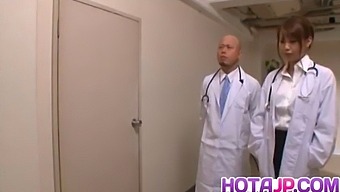 Arisa Ebihara Gets Treated By Three Doctors In A Hardcore Threesome