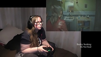 Watch As The Main Character Undresses While Playing Through Part 5 Of Resident Evil 2