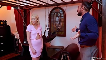 Madison Summers Fulfills Her Stepdad'S Sex Dungeon Fantasy With Pleasure