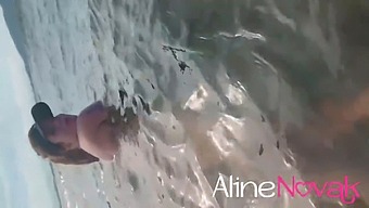 The Voluptuous Blonde Showcased On The Beach - Alinenovak.Com.Br