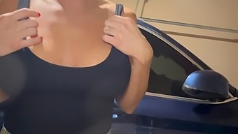 The Neighbor Made Me Cum And Then He Made Me Drink The Semen In A Cup.