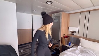 Cheating With A Beautiful Woman With Natural Large Breasts On A Cruise While My Girlfriend Is Away.